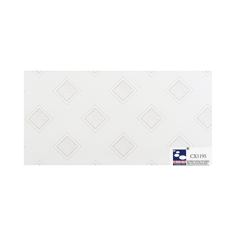 PVC 대리석 장 CX1195를 위한 인기 있는 제품 단열 대리석 뜨거운 각인 포일