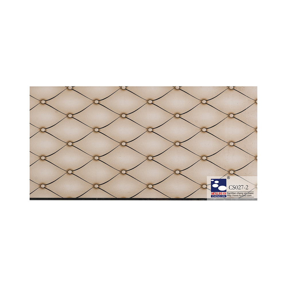 PVC 천장 CS027-2를 위한 잘 만들어진 새로운 나무로 되는 디자인 현대 작풍 뜨거운 각인 포일