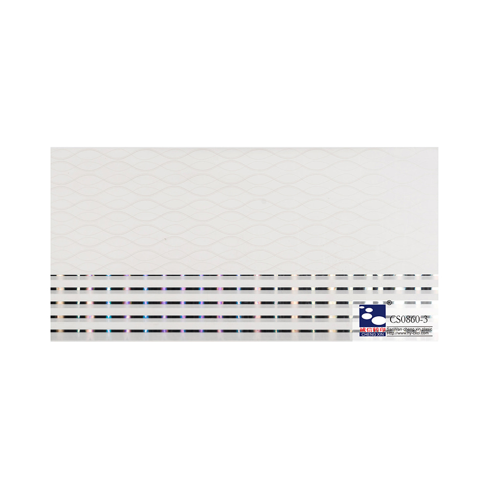 PVC 천장 CS0860-3를 위한 대중적인 디자인 뜨거운 각인 포일 나무로 되는 Rolls 박판 영화