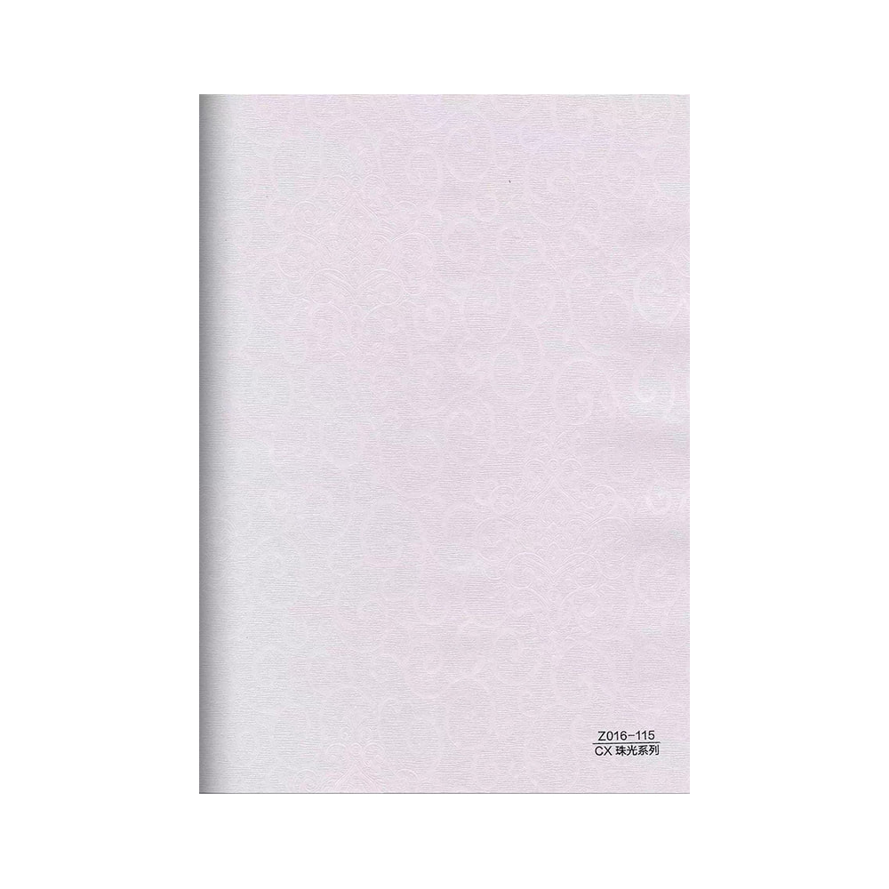 PVC 패널 지원 현장 교육 서비스 Z016-115에 대한 우대 가격 광택 필름 호일 PVC 벽지
